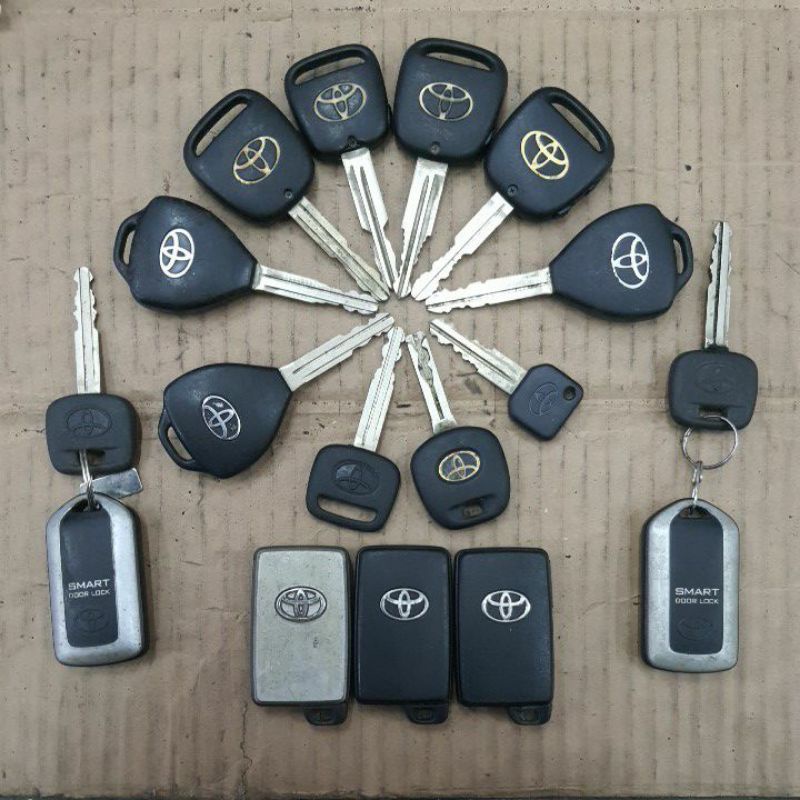 Toyota Car Remote Key Japan Used(Side button/2 buttons/3 buttons/4 ...