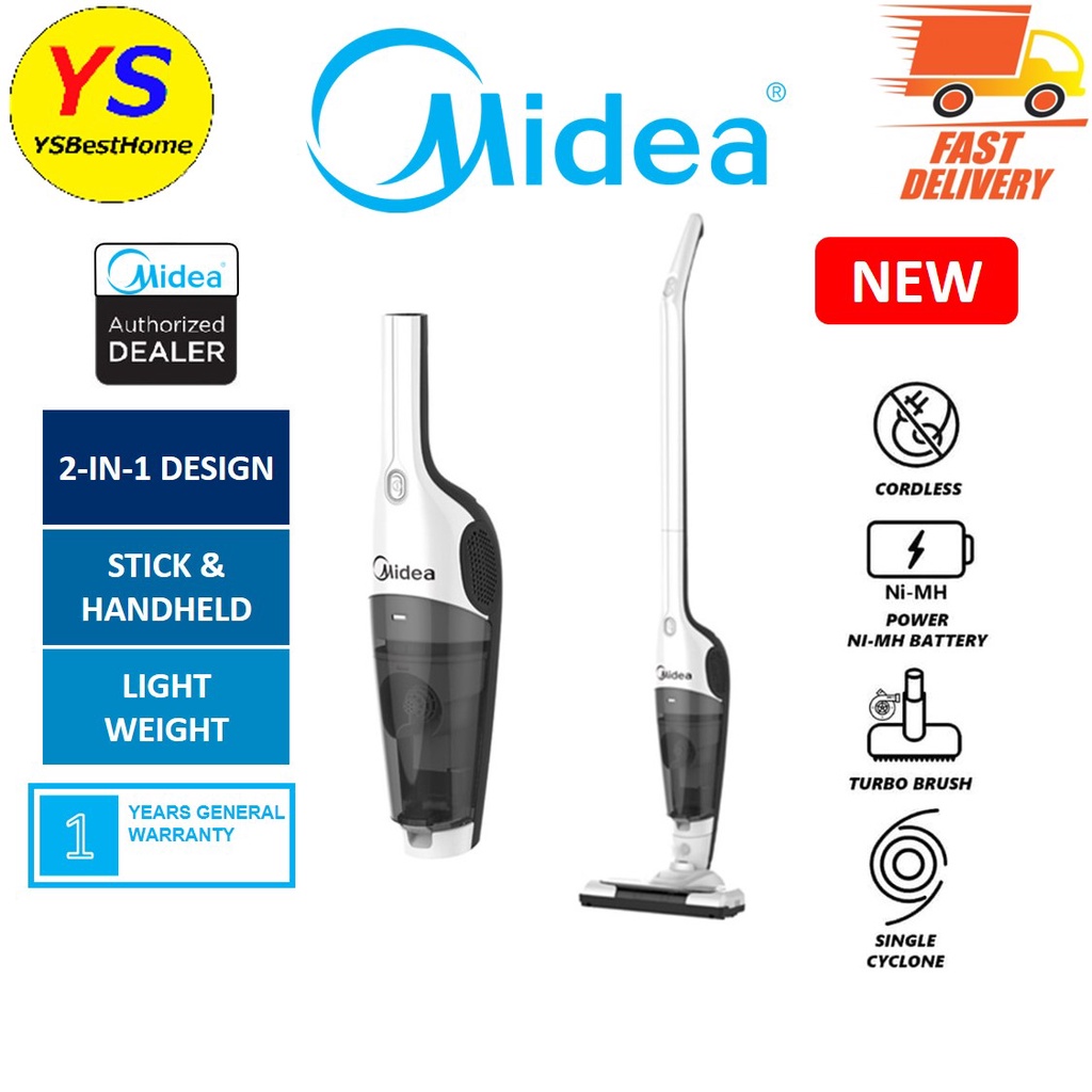 MIDEA 2IN1 CORDLESS VACUUM CLEANER MVC3315PP(NEW) / MVC15P Shopee