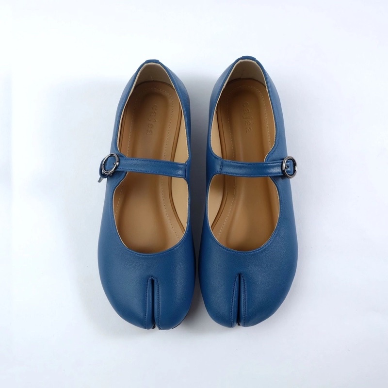 Cajsa Misaki Shoes or Tabi Shoes Basic Blue | Shopee Malaysia