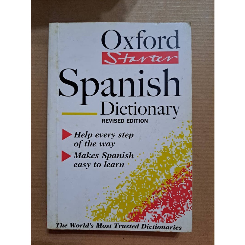 OXFORD STARTER-SPANISH DICTIONARY (Second Hand Book) | Shopee Malaysia