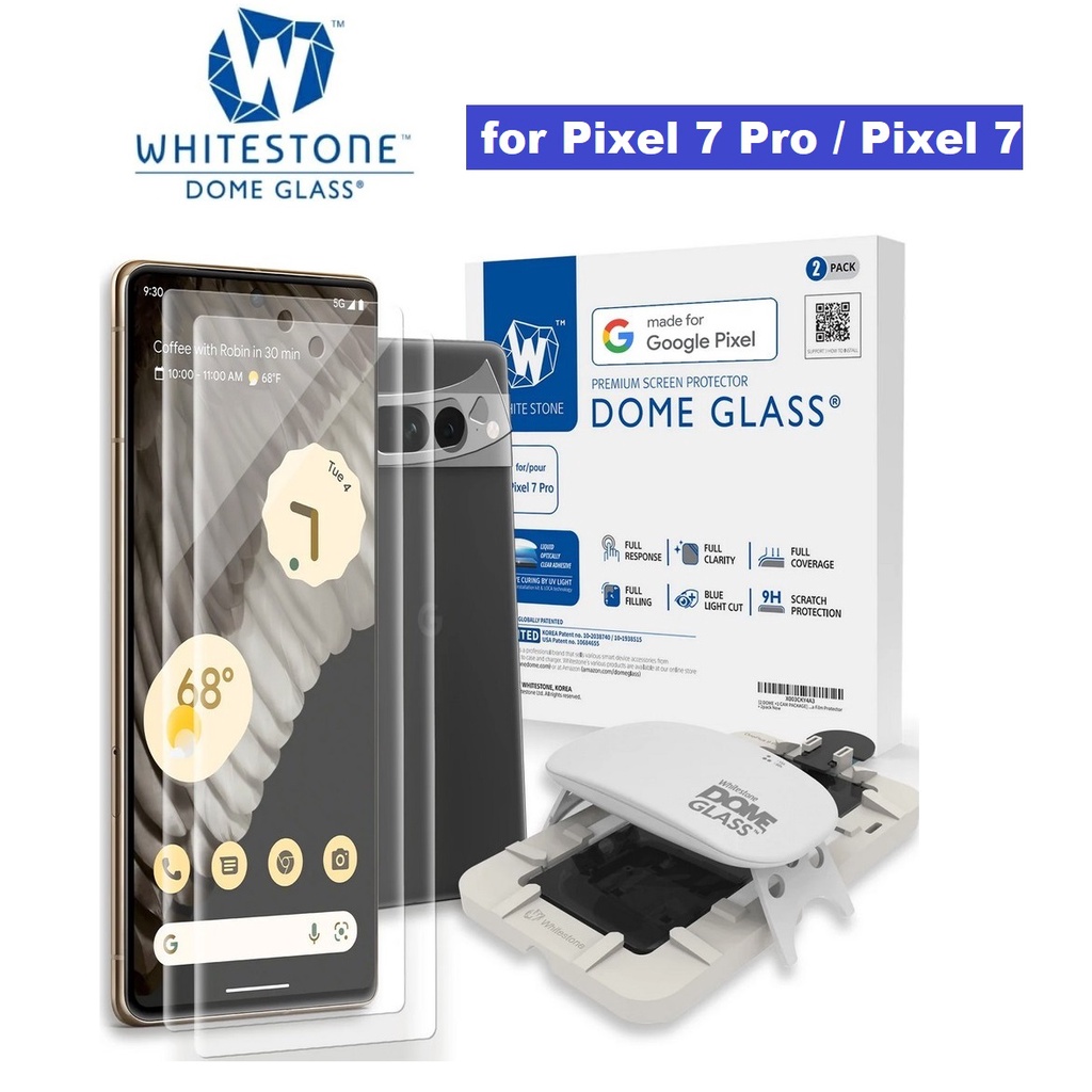 Tempered Glass Pixel 7 Pixel 7 Pro Whitestone Dome Glass For Pixel 7/7 ...