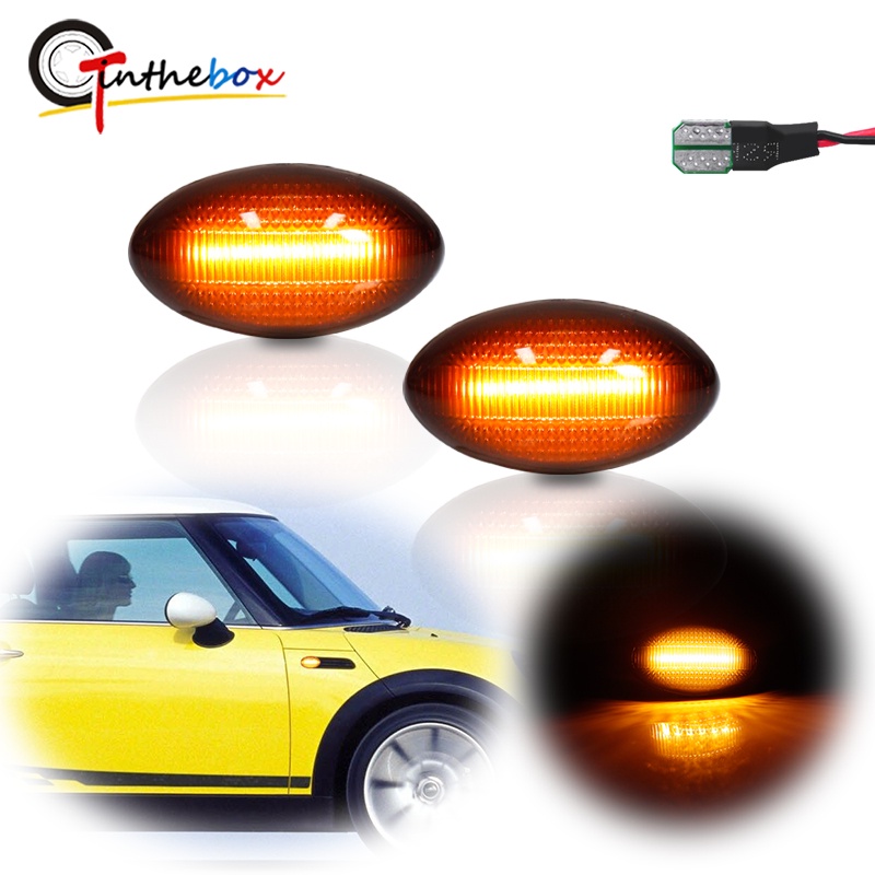 Gtinthebox Amber LED Car Front Side Marker Turn Signal Lights For 2002 ...