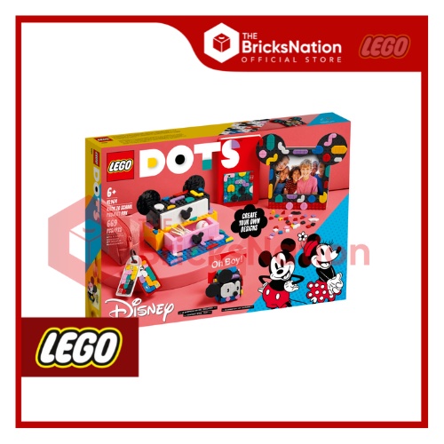 LEGO DOTS 41964 Mickey Mouse & Minnie Mouse Back-to-School Project Box