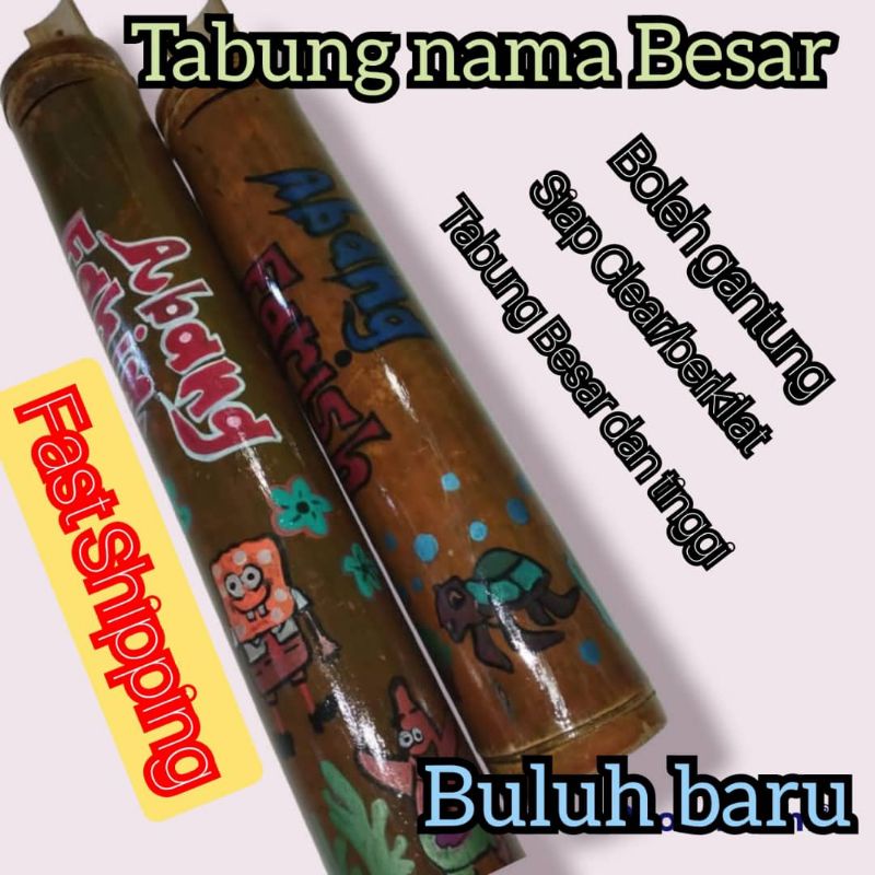 Tabung Buluh HandMade 💯/Berkilat/Tabung Besar/beli 5 free 1 | Shopee ...