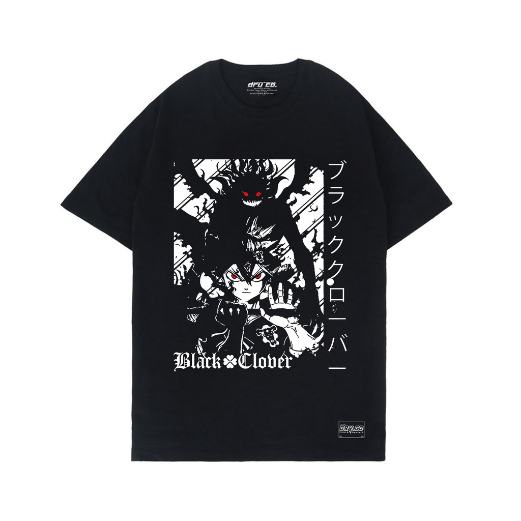 Cool Black Clover Devil Asta Anime Distro T-Shirt _DRYCO | Shopee Malaysia