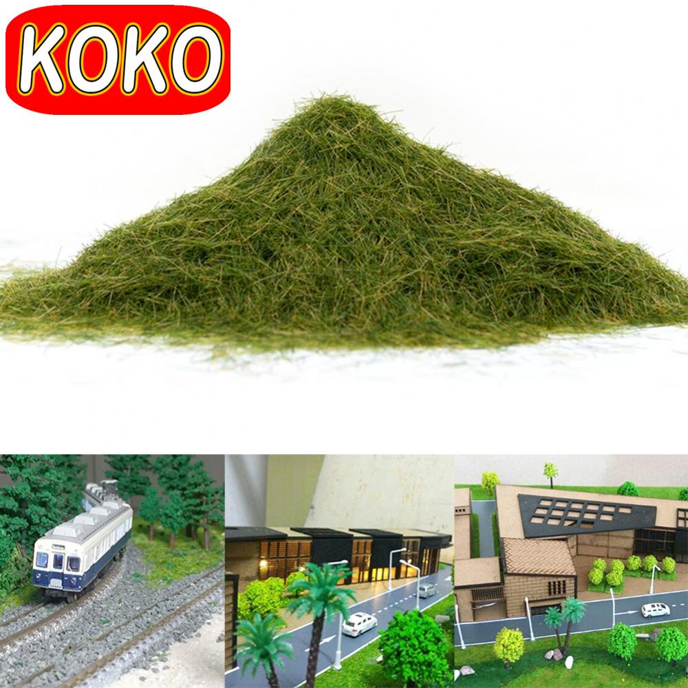 Nylon artificial grass model railway grass powder landscape perspective