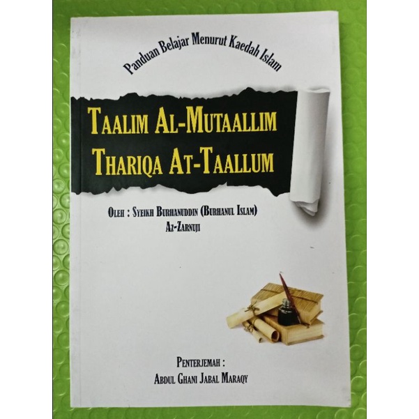 Kitab Taalim Al Mutaallim Thariqa At Taalum(Rumi) | Shopee Malaysia