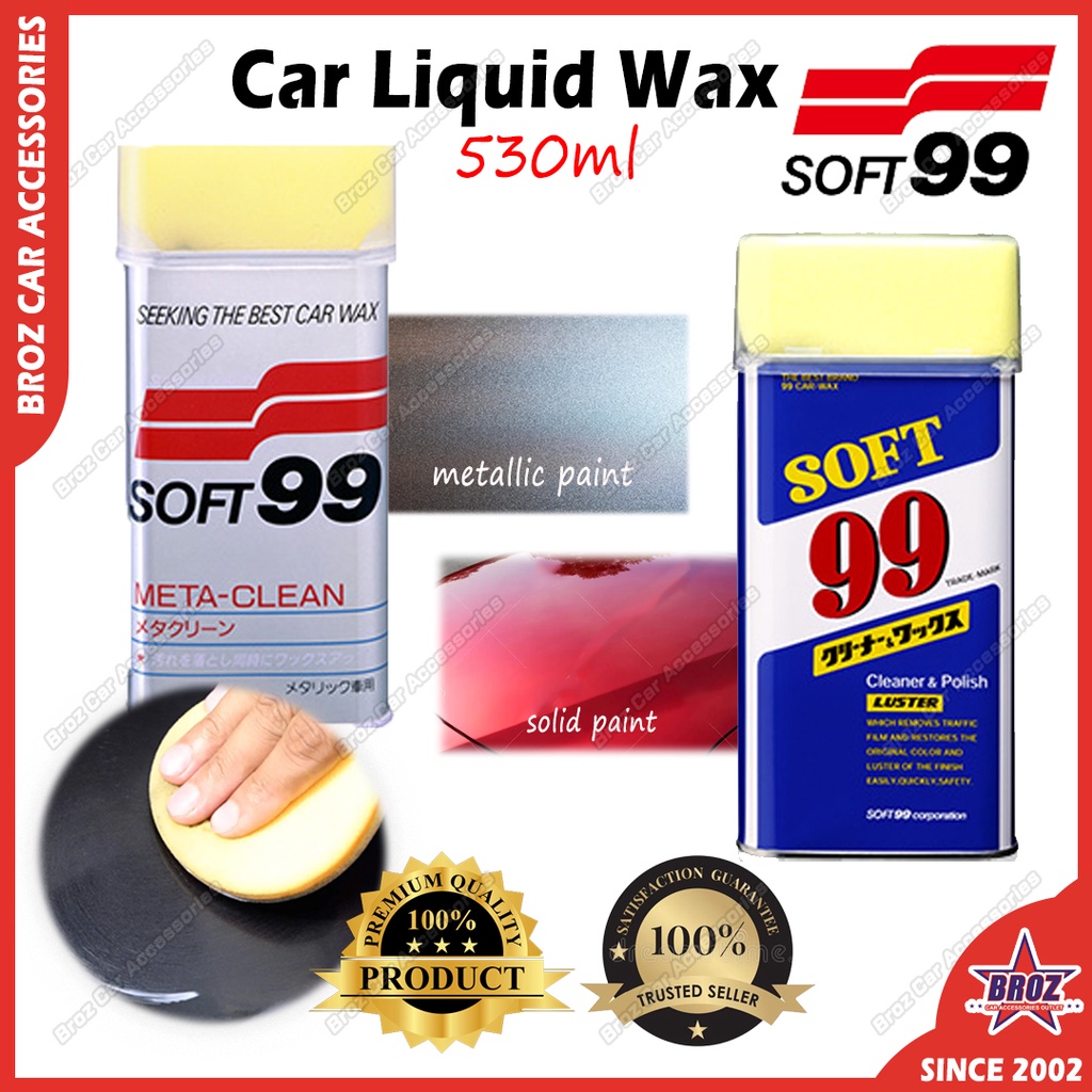 SOFT99 Meta-Clean Meta Clean Liquid Wax Luster Clean Luxury Gloss