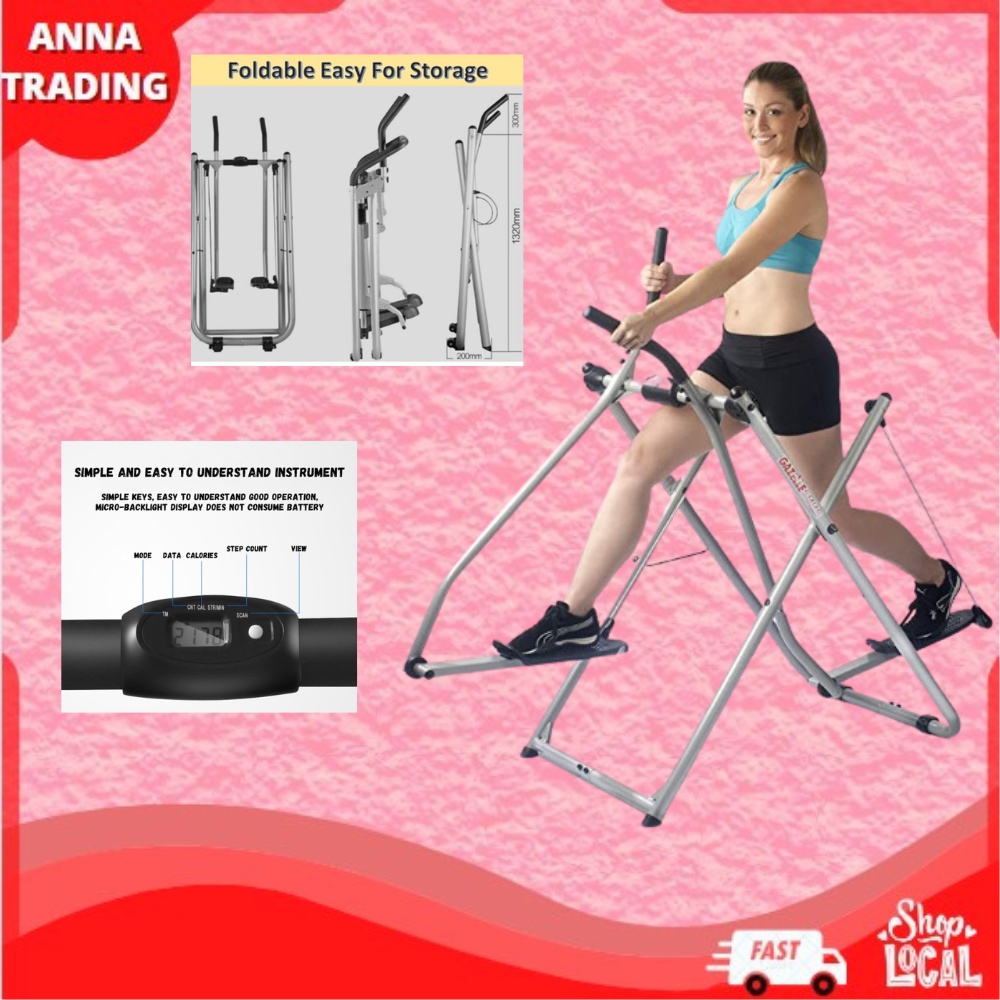 Air Walker Exerciser Pro Cross Trainer Stepper Foldable Sport Machine