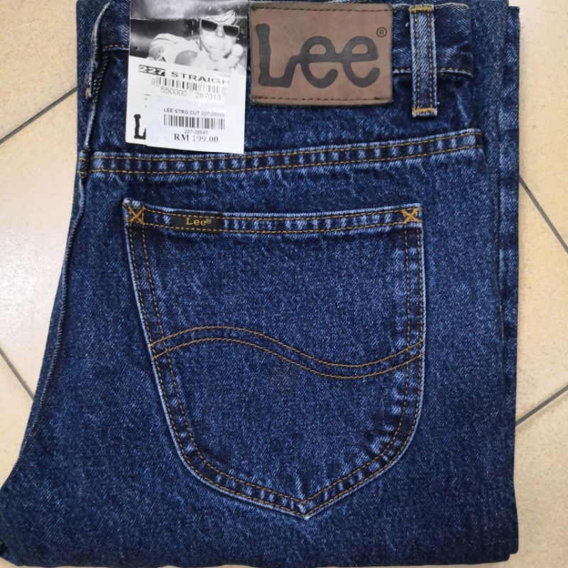 LEE 200 MEN'S JEANS REGULAR BIG SIZE 20041 20043 SELUAR