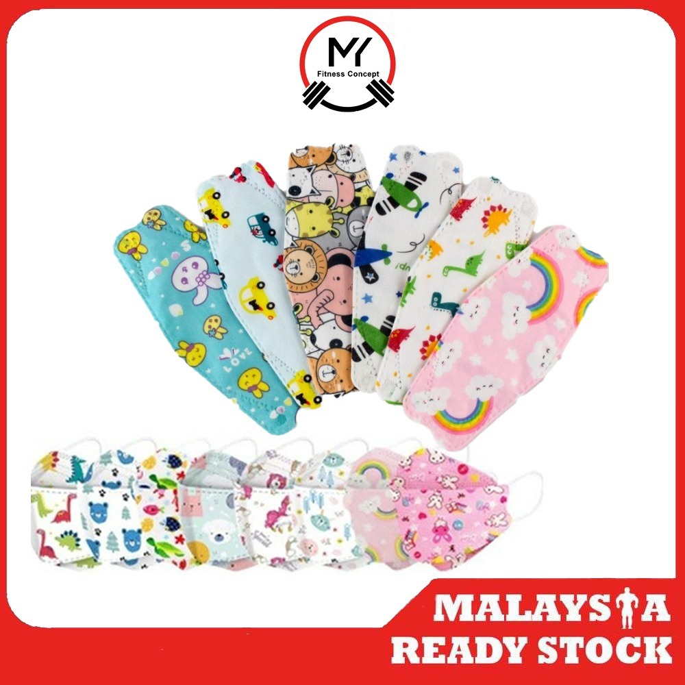 MY Fitness KF94 Topeng Pelindung Kartun KF94 Kids Face Mask Child ...