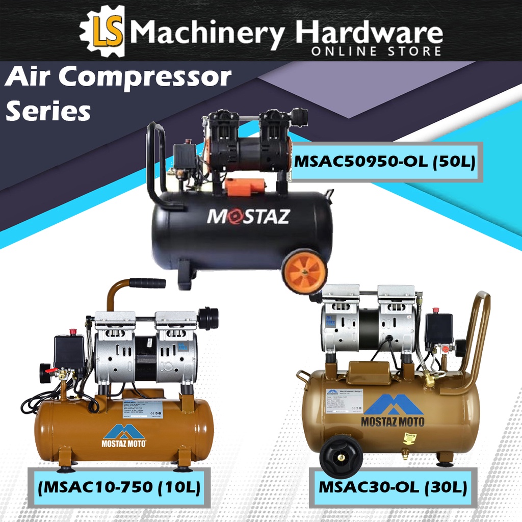 Mostaz Oil Less Silent Air Compressor Series Msac L