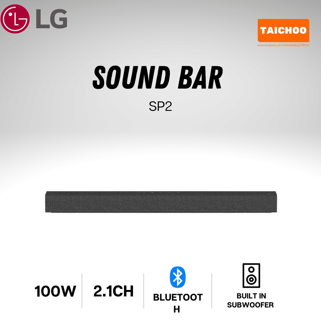 Lg soundbar with subwoofer 2024 100w