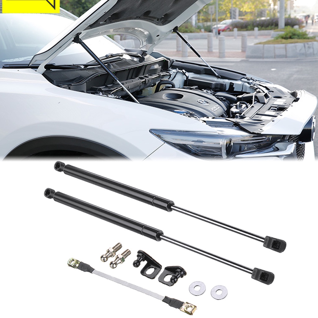 Front Engine Hood Lift Support Rod Gas Strut Spring Shock Bar For Mazda