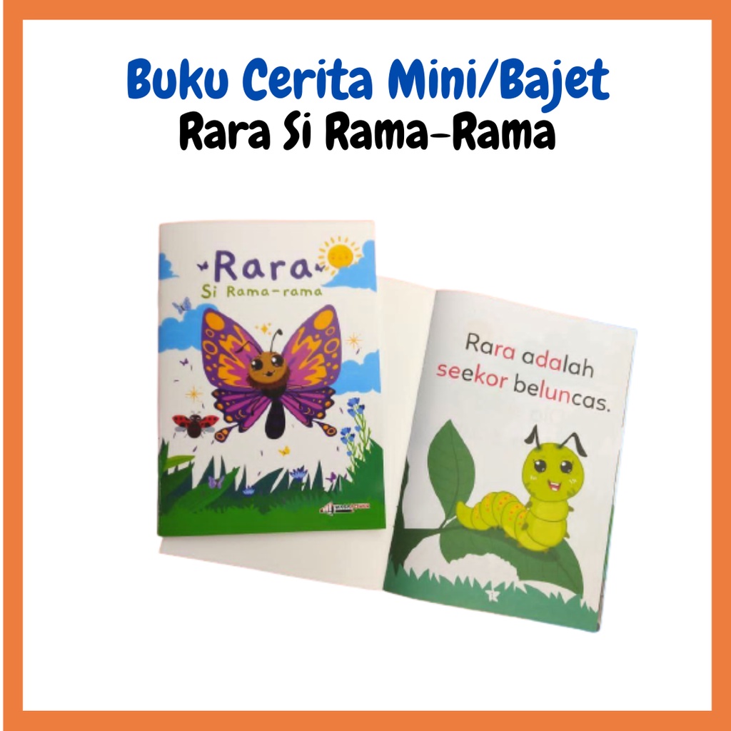 Buku Cerita Mini Rara Si Rama Rama Shopee Malaysia