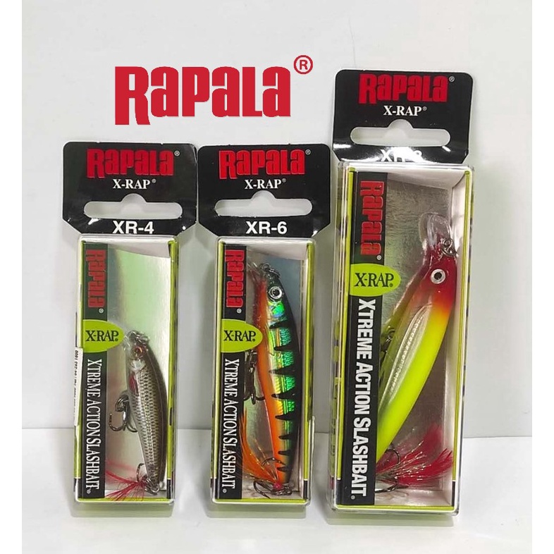 RAPALA X-RAP XTREME ACTION SLASHBAIT( XR-4 / XR-6 / XR-8 ) FISHING LURE