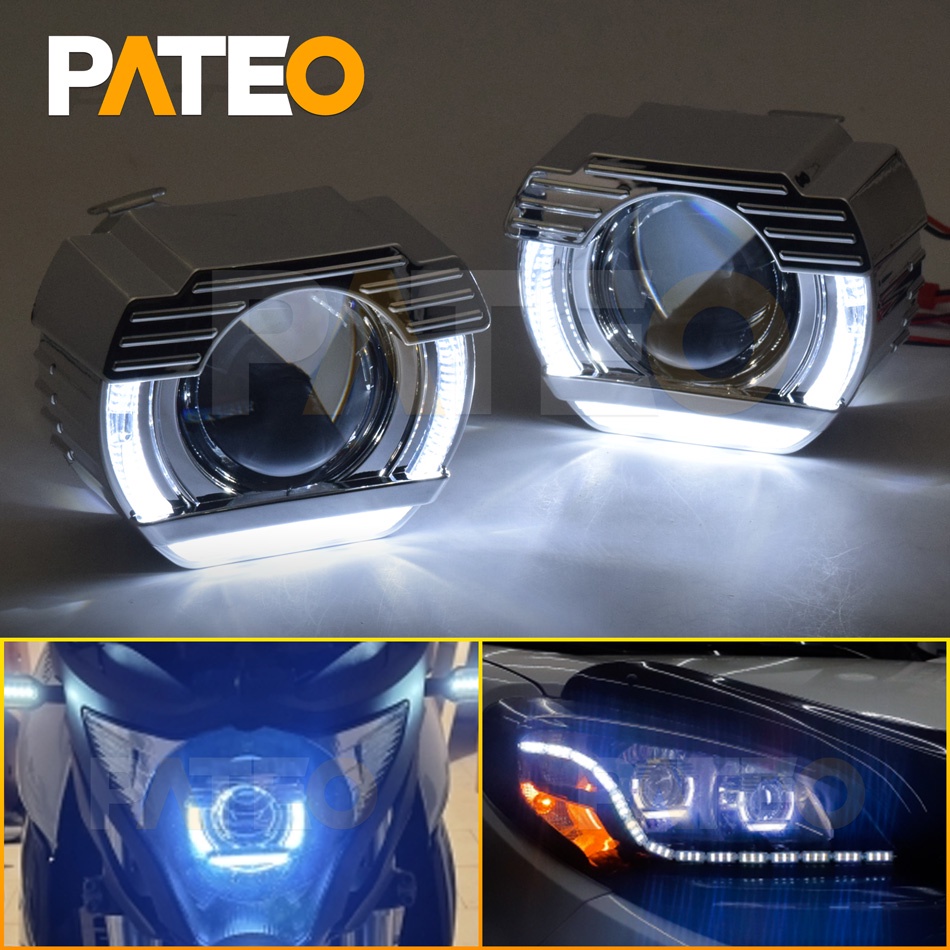 Car Motorcycle HID Bixenon Headlight Lenses H1 H4 H7 Projector 2 inch