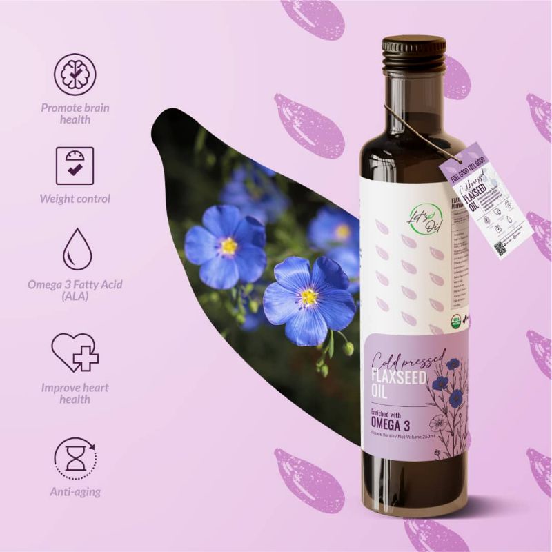 Flaxseed oil (250ml) Shopee Malaysia