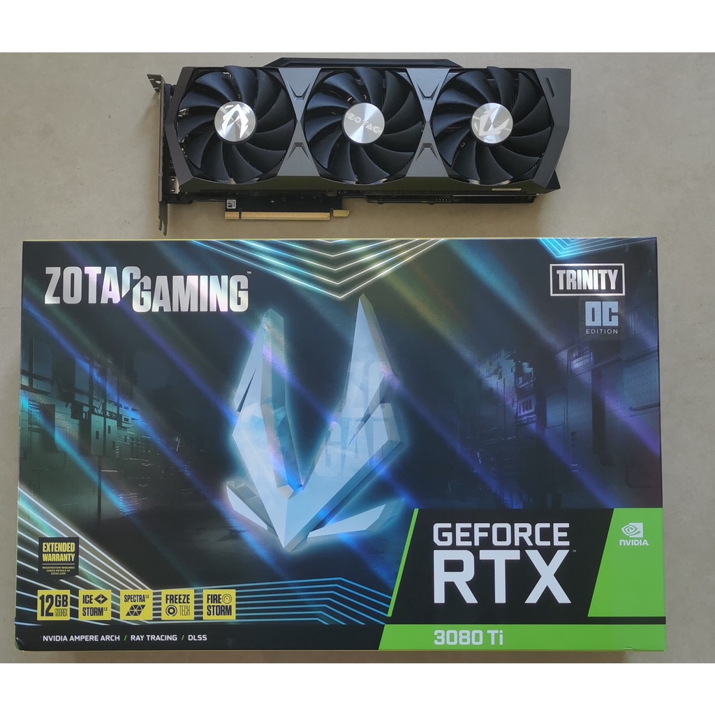 [Used] ZOTAC GAMING GeForce RTX 3080 Ti Trinity OC 12GB GDDR6X - 2 ...