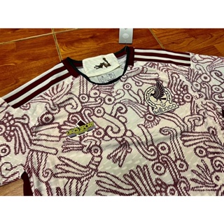 Player Version 2022-23 Mexico Away cream color Thailand Soccer