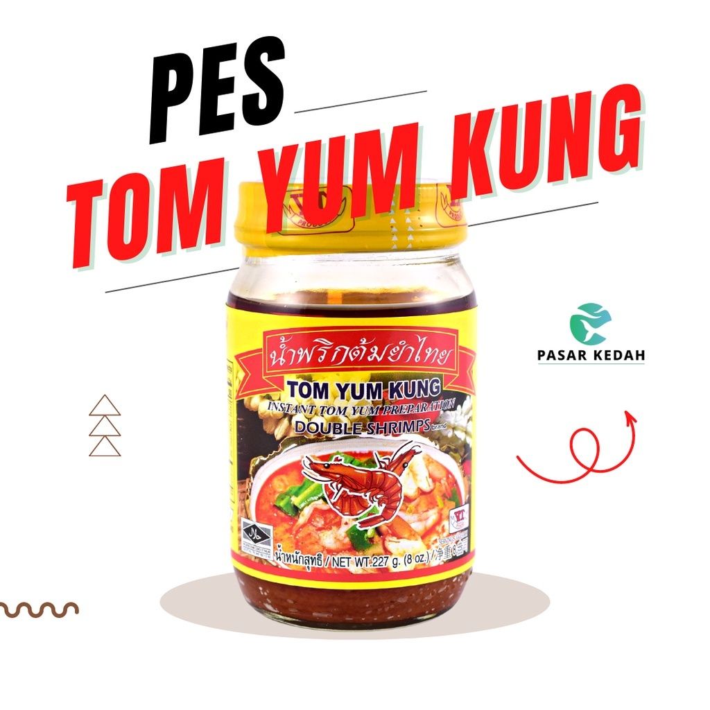 Pes Tomyam Thai Halal Tom Yum Thailand Kung Paste Double Shrimp 227g