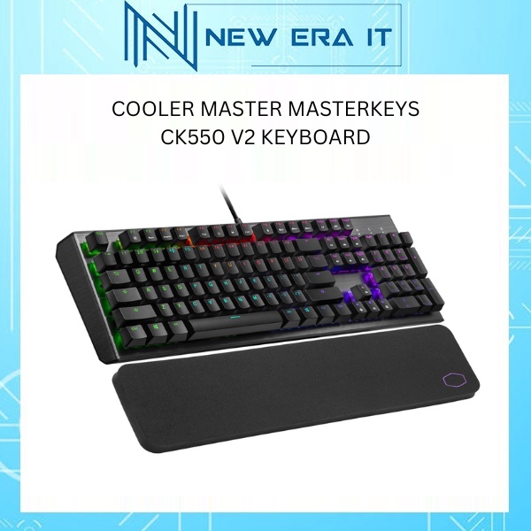 COOLER MASTER MASTERKEYS CK550 V2 KEYBOARD (BLUE / RED / BROWN SWITCH ...