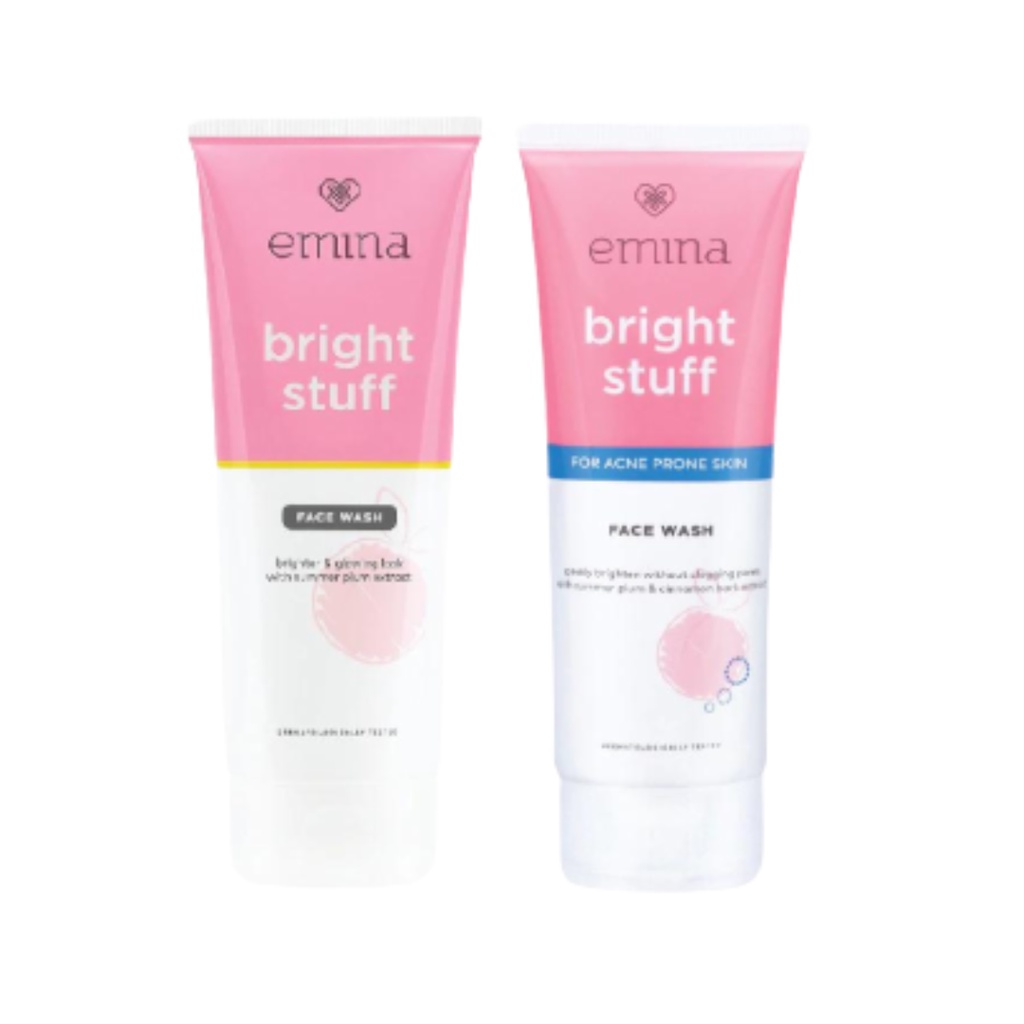 Emina Bright Stuff Face Wash Cleanser 100ml Shopee Malaysia