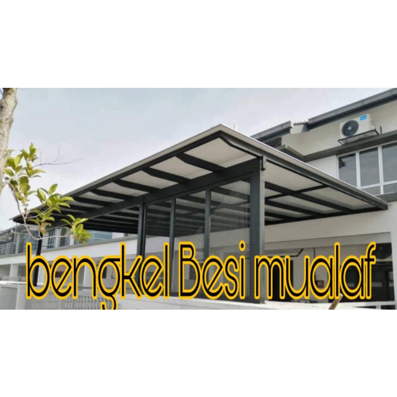 pu metal Deck ACP Awning Shopee Malaysia