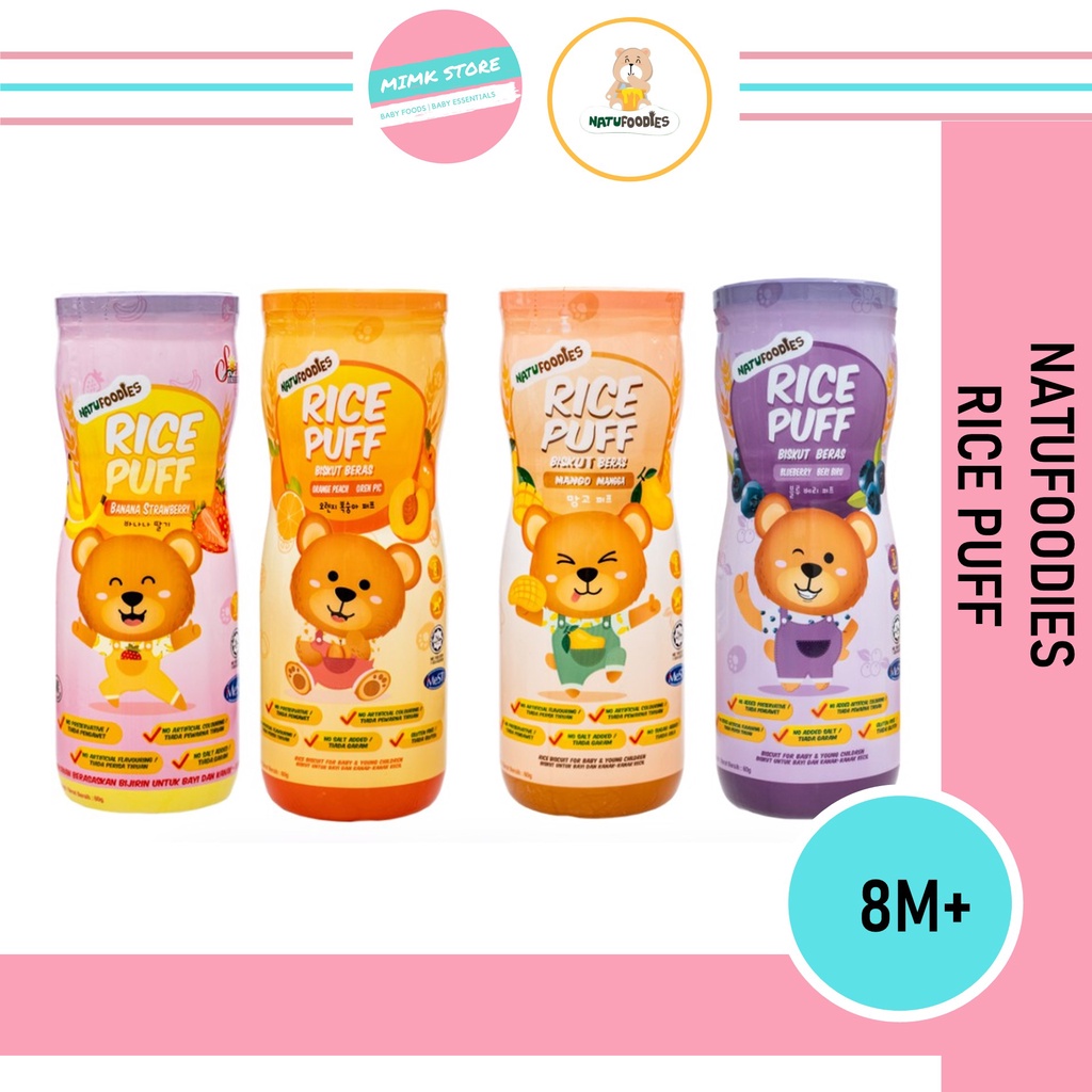 Natufoodies Baby Rice Puff 60g | Shopee Malaysia