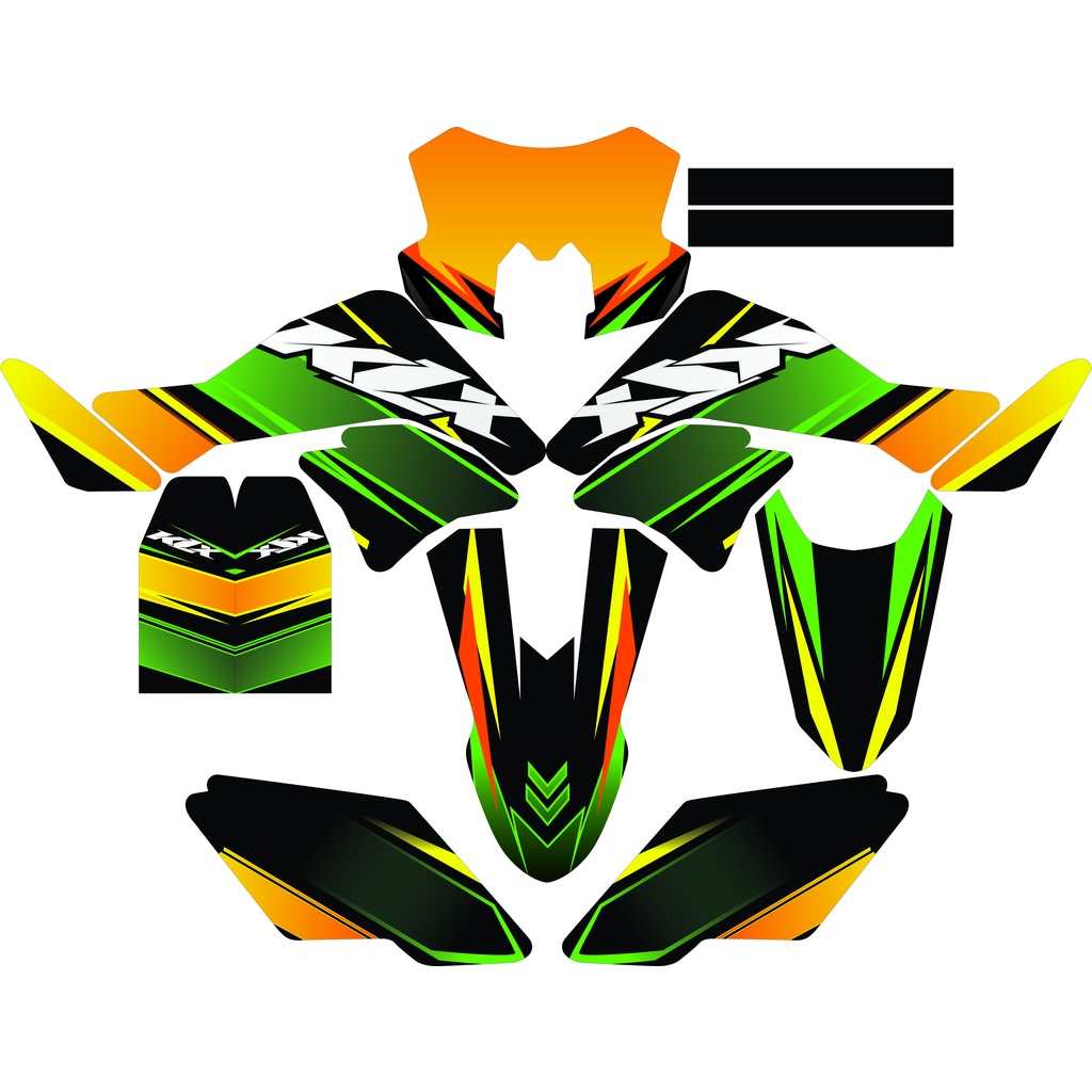 Fullbody Sticker klx 150 DTRACKER / Glossy / PREMIUM / CUSTOM Sticker