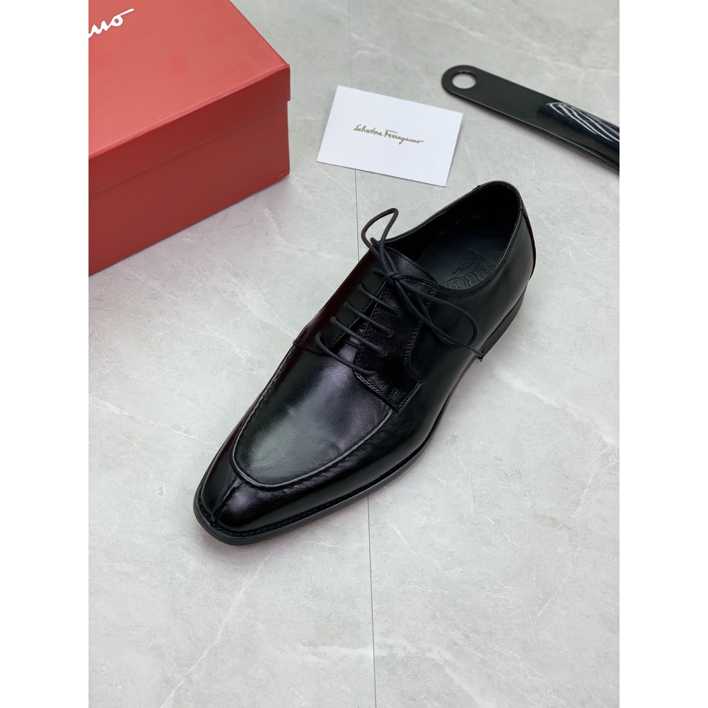 Low price sneakers luxury SF PURE BLACK leather loafer kasut lelaki ...