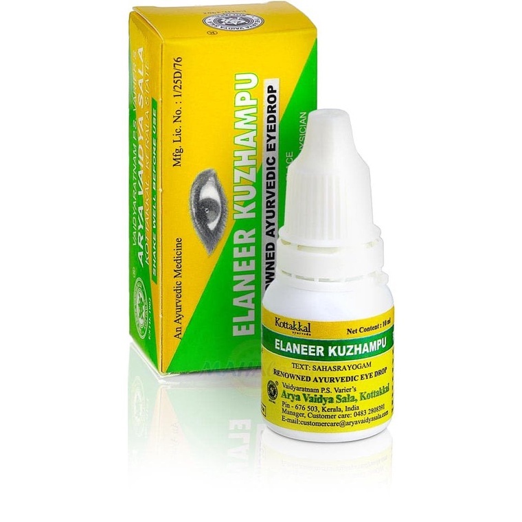 Kottakkal Elaneer Kuzhambu Eye Drops 10ml Shopee Malaysia