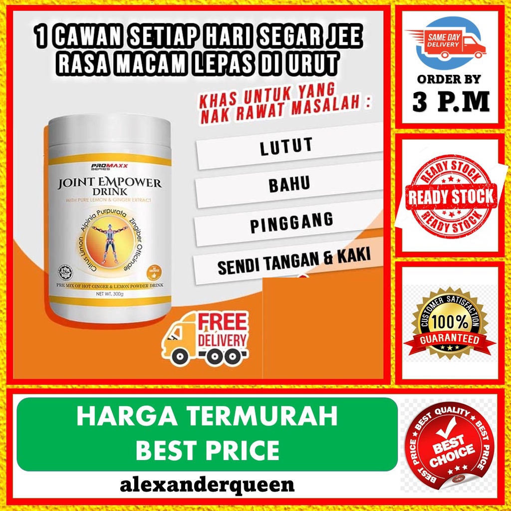 JOINT EMPOWER DRINK LEMON PUILIH URAT SARAF SENDI ORIGINAL HQ | Shopee ...