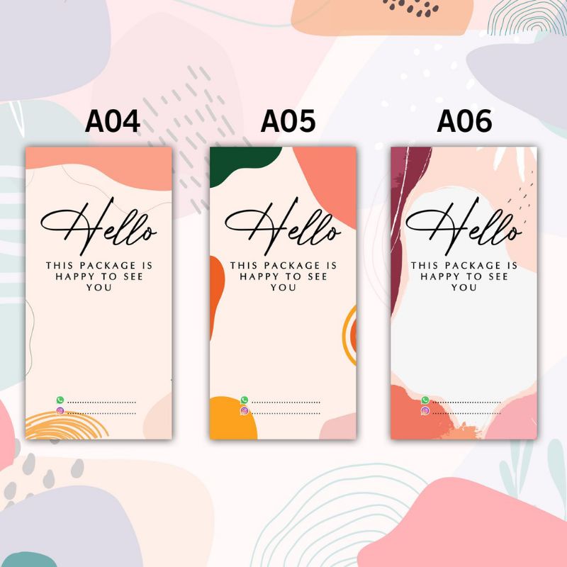Thank you open me Sticker for packing box seals | Shopee Malaysia