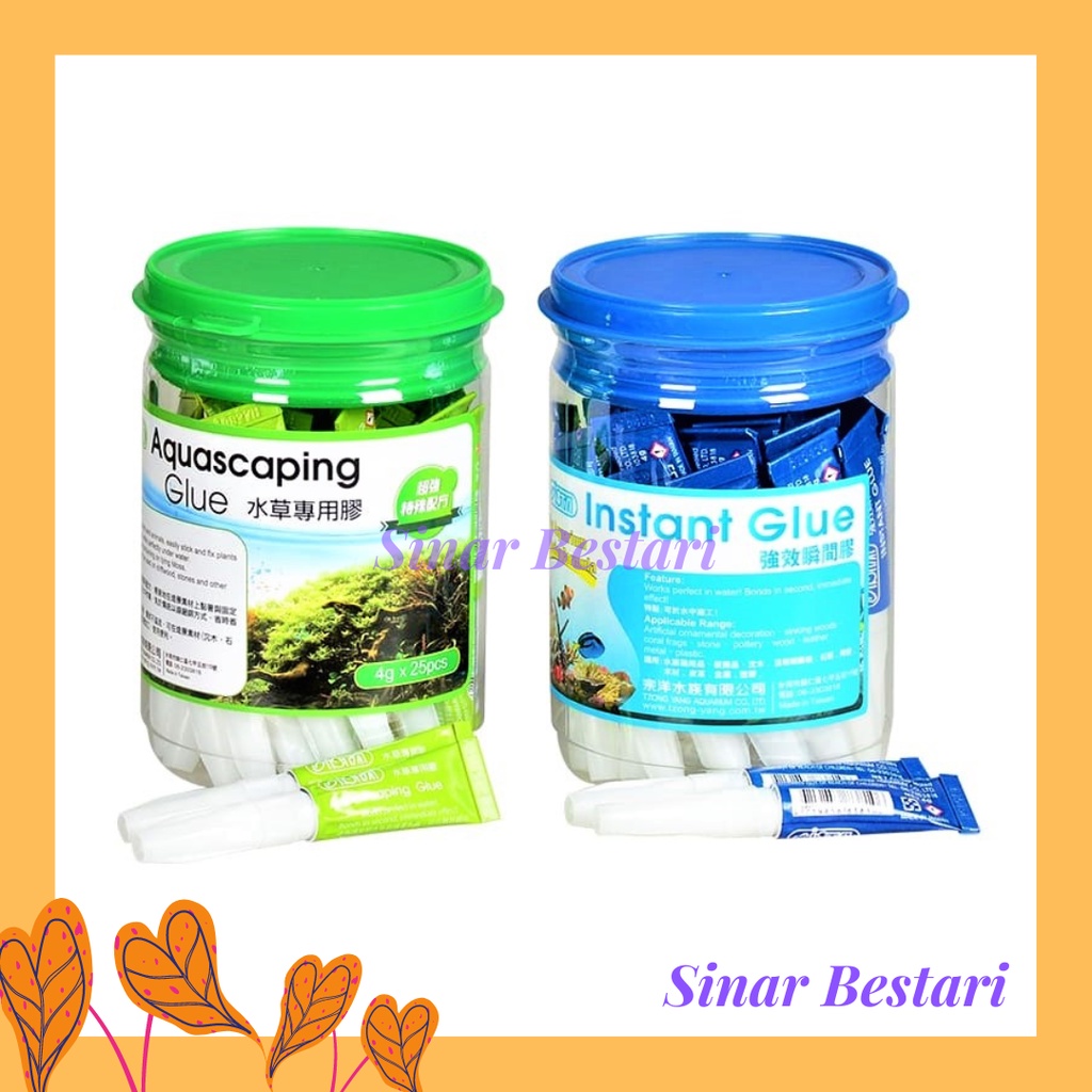 ISTA Instant Glue for Aquascape Aquascaping Plant Pokok Aqua Scape Gam