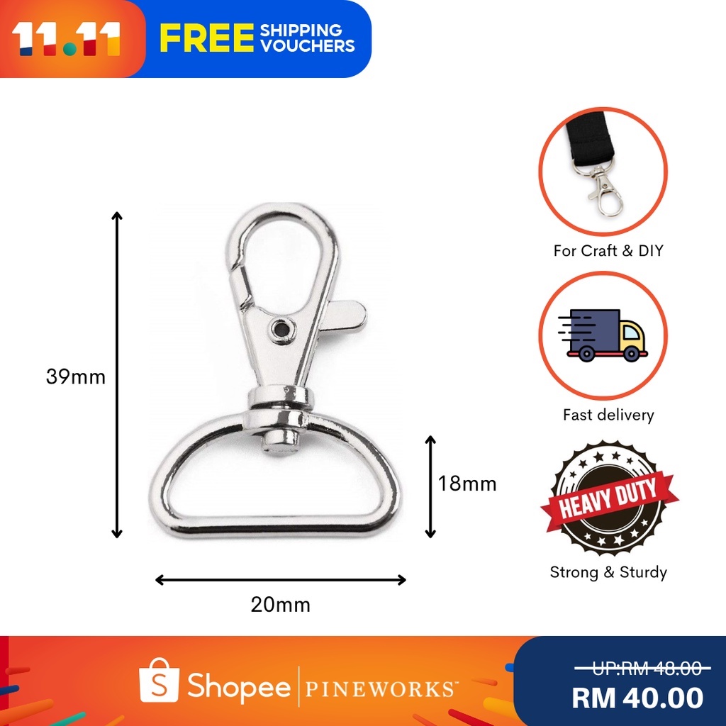 Heavy duty hot sale lobster clasp