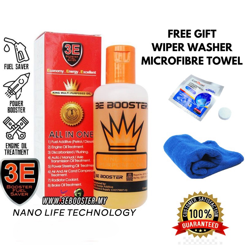 3E Booster Fuel Additive ALL IN ONE ADDITIVE Nano Life Technology For