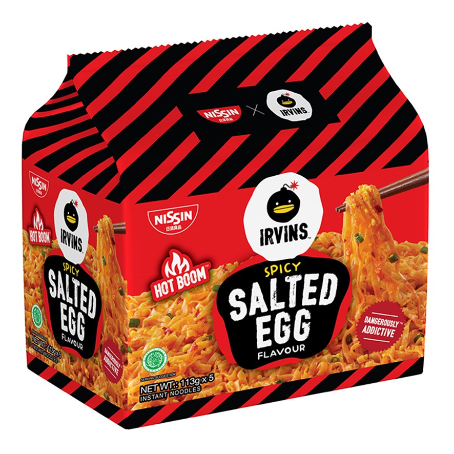 (Halal) Nissin Irvins Salted Egg / Salted Egg Spicy / Mala Salted Egg ...