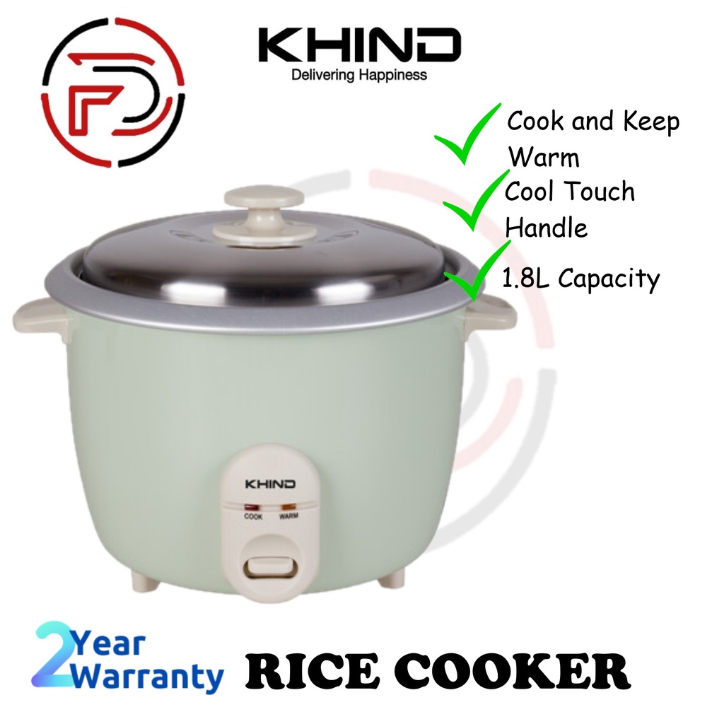 KHIND Rice Cooker 1.8L Periuk Nasi RC718[ READY STOCK ] | Shopee Malaysia