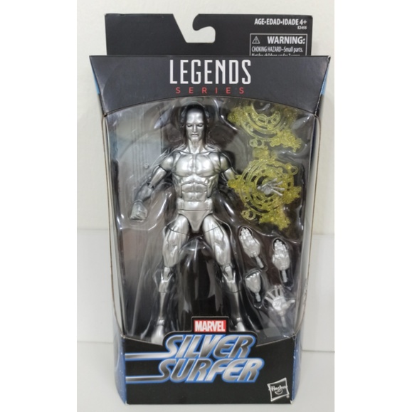 Peluche Silver Surfer Marvel In Versione Super Deformed (8 Pollici), Nuovo E Raro - Foto 2