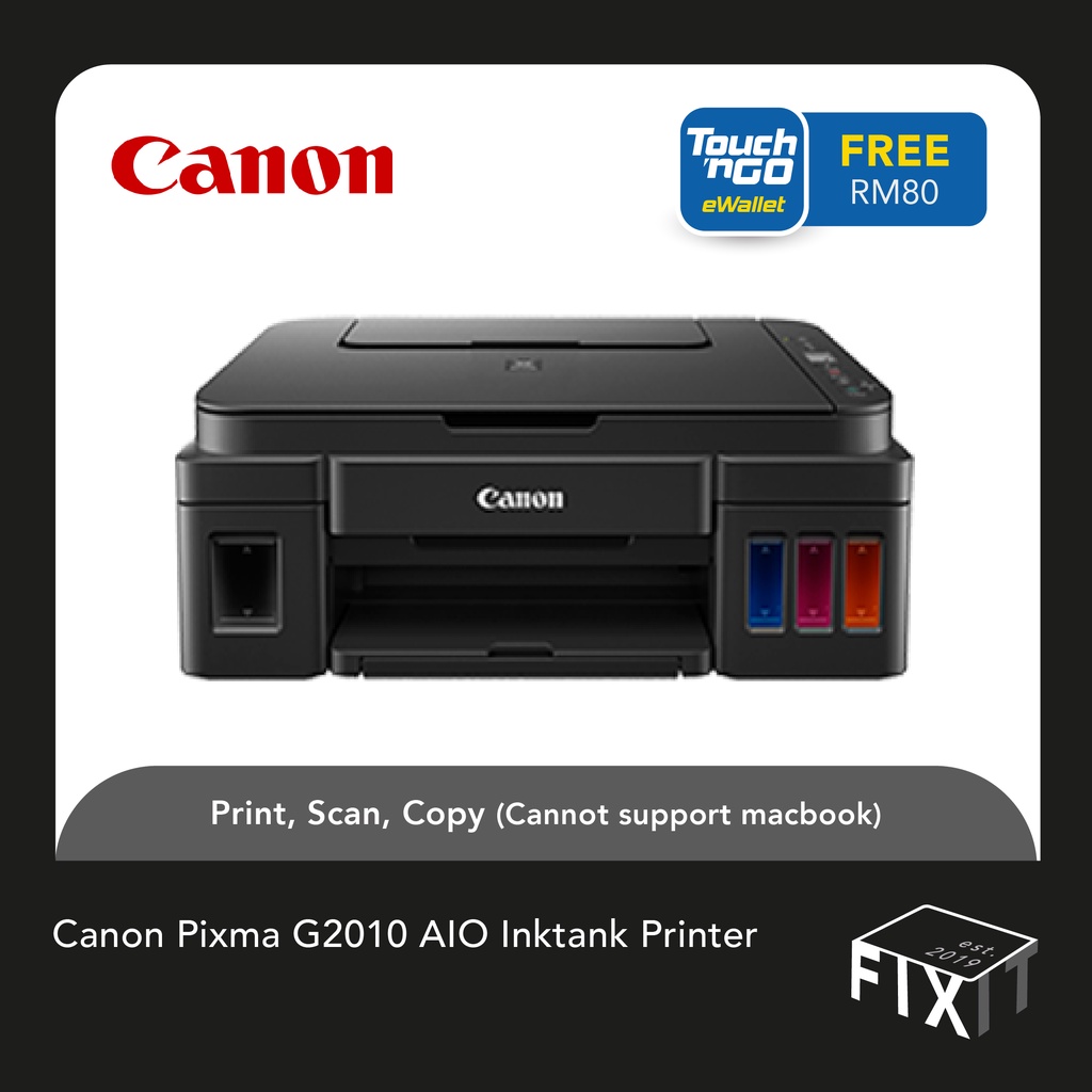 CANON PIXMA G2010 AIO INK TANK PRINTER | Shopee Malaysia