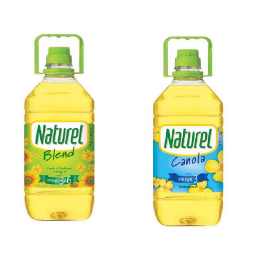 Naturel Blend / Canola /Sunflower Cooking Oil 3kg (expired 5/25
