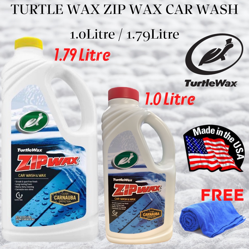 Turtle Wax Zip Wax Car Wash 1.00 Litre / 1.79 Litre Shopee Malaysia