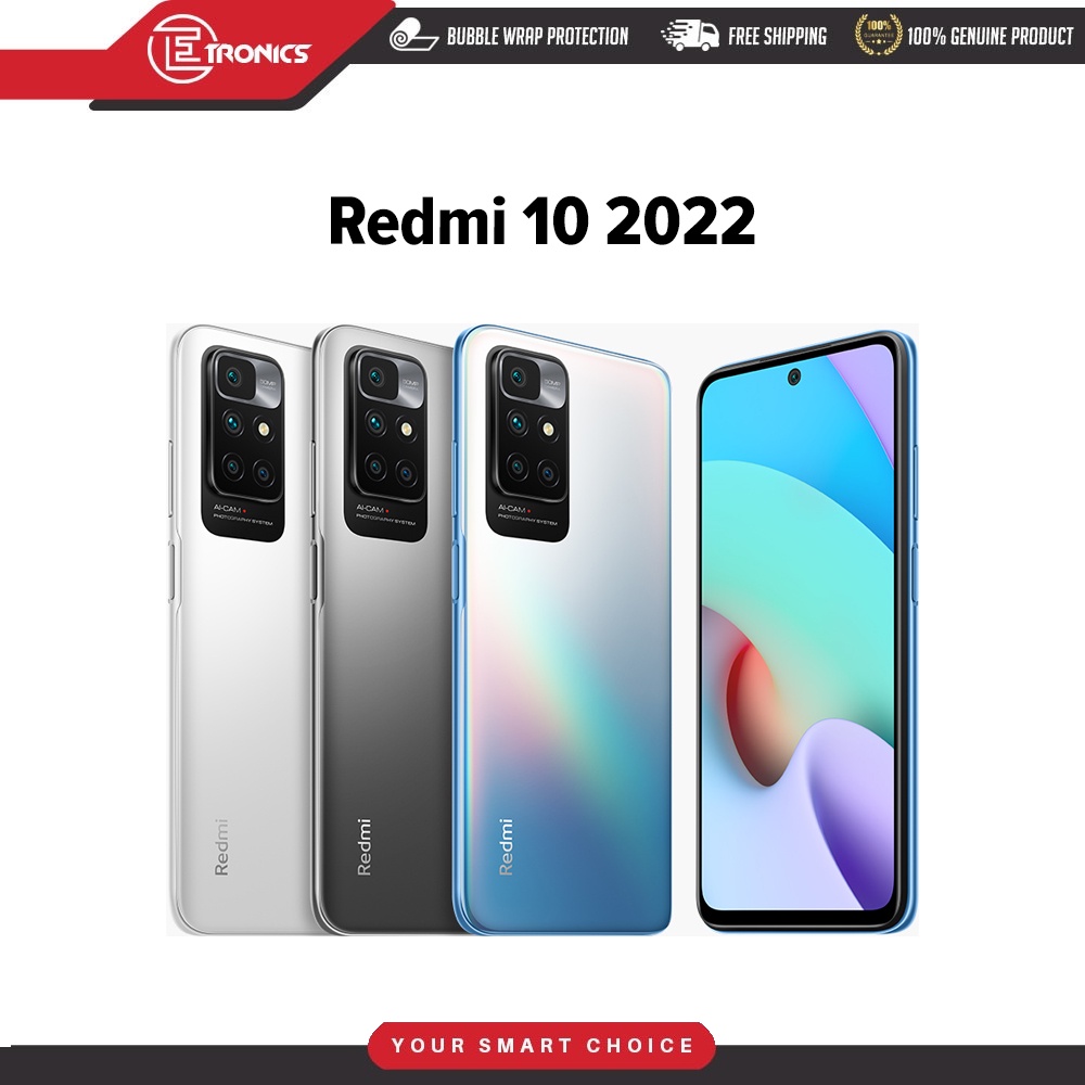 Xiaomi Redmi 10 2022, 4GB RAM, 128GB ROM 