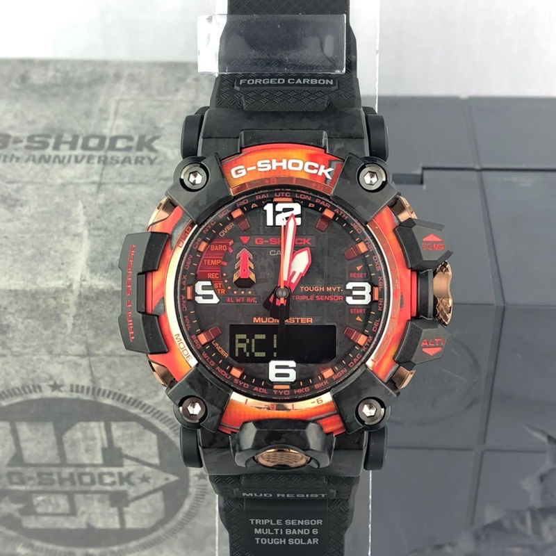 Casio G-Shock 40th Anniversary Special Limited Edition Solar Flare Fiery  Color Series Mudmaster GWG-2040FR-1