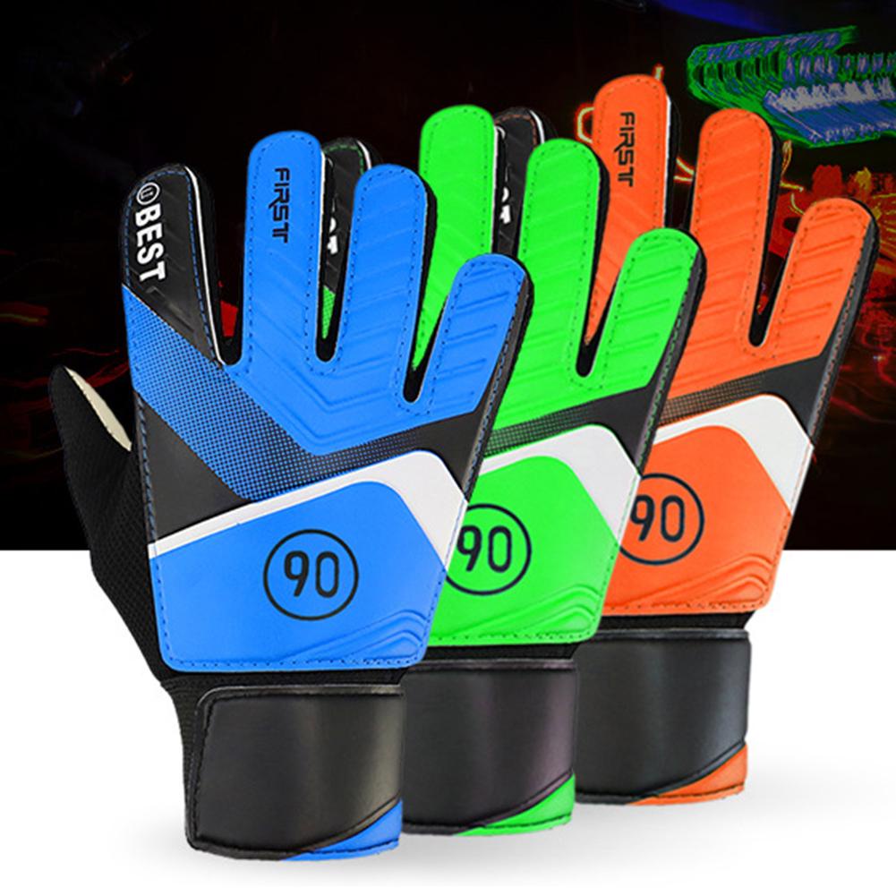 4mm Thickened Latex Goalkeeper Gloves No Finger Guard Non-slip Professional Goalkeeper Glove