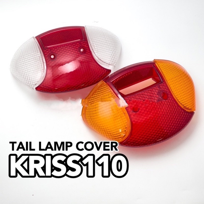 MODENAS KRISS110 / KRISS1 TAIL LAMP COVER (CLEAR/ORANGE) KRISS 110 1