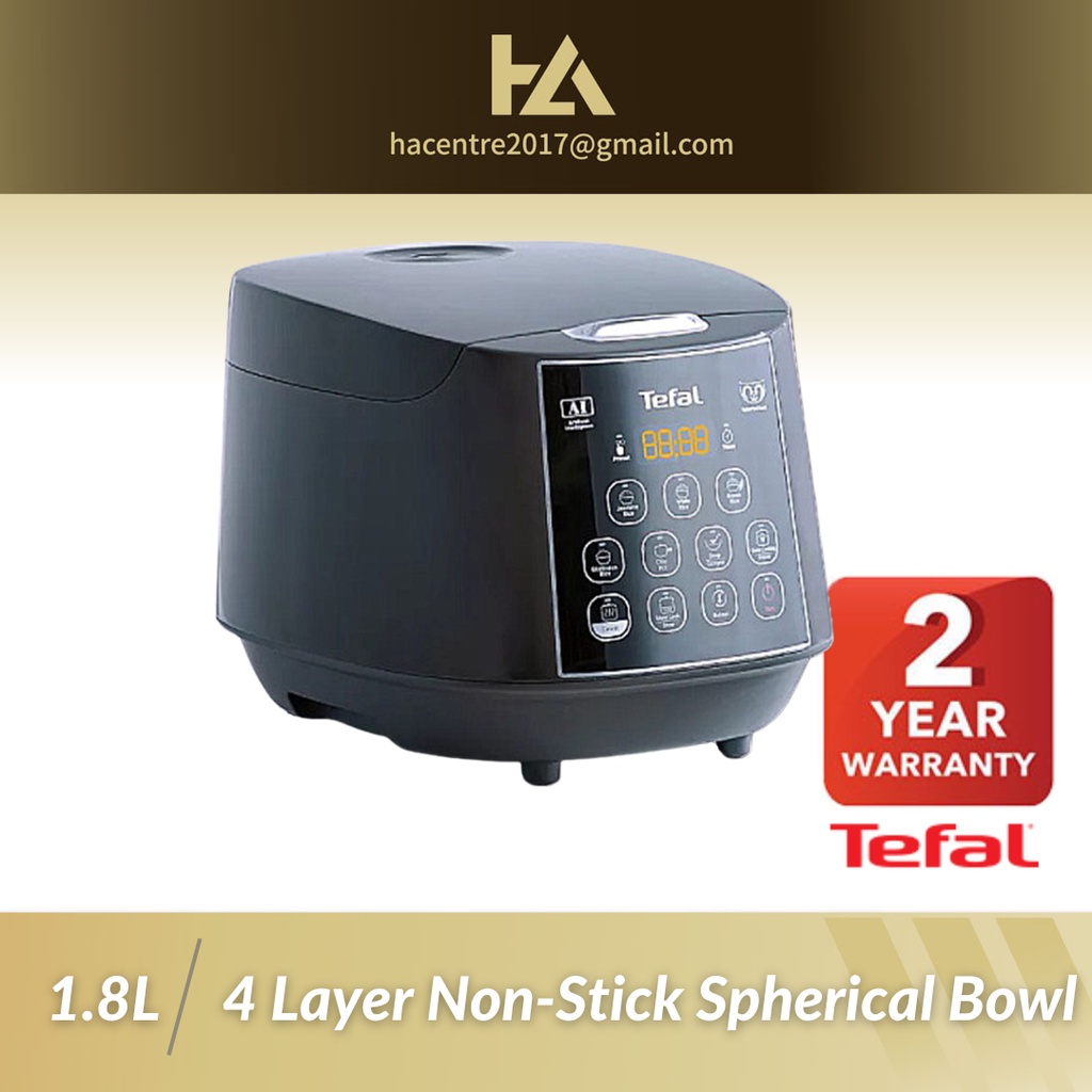 Tefal 1.8L Spherical Pot AI Smart Rice Cooker RK736B65 | Shopee Malaysia