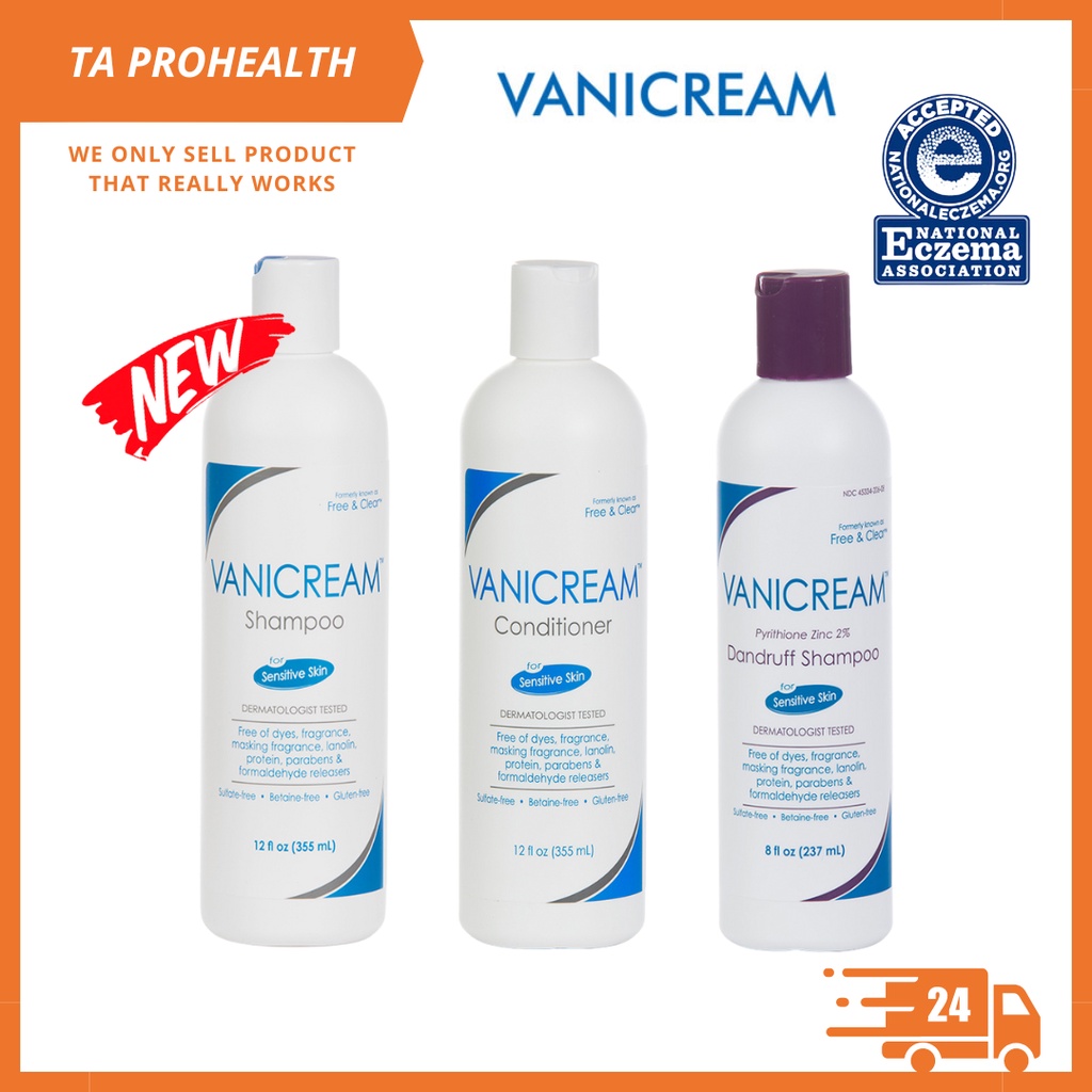 Vanicream Medicated Antidandruff Shampoo Shampoo Conditioner Shopee Malaysia