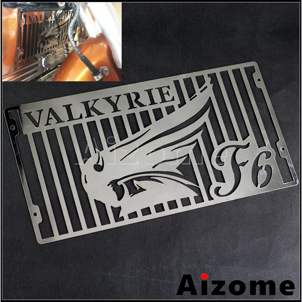 Chrome Stainless Steel F6 Radiator Grill Protector Cover For Honda ...